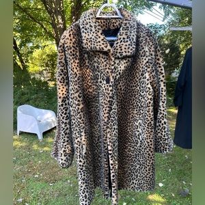 Fabulous Faux Leopard Coat